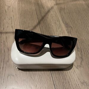 Black Marciano Sunglasses with Case